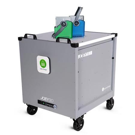 LockNCharge Joey 30 Device Charging Cart with Baskets, Up to 30 Devices