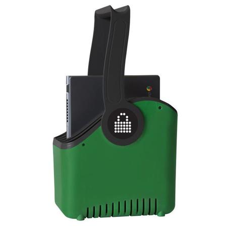 LockNCharge Large 5 Slot Plastic Device Basket, Red