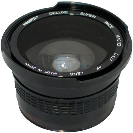 Pro Optic 0.42x Semi-Fish-Eye Auxiliary Lens, 55mm