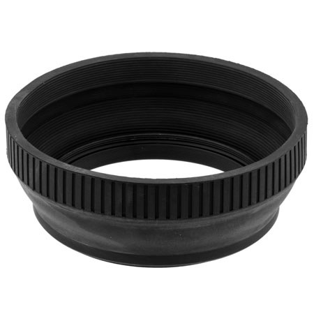 Adorama RLH77 77mm Rubber Lens Hood