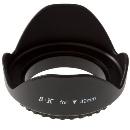Adorama 49mm Wide Angle Digital Lens Hood, Petal S