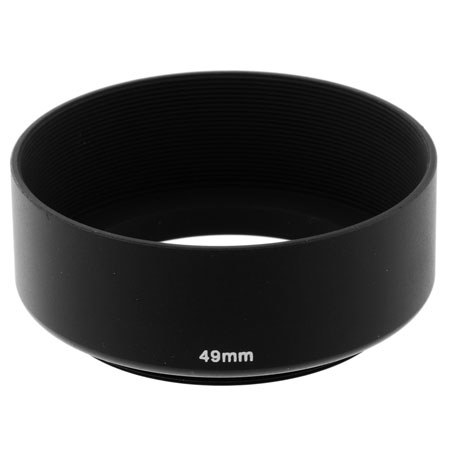 Adorama MLH49 49mm Metal Lens Hood