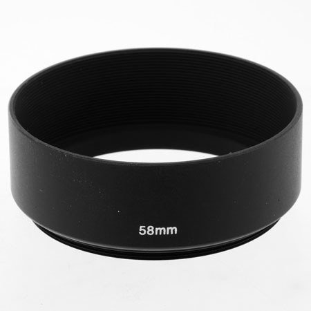 Adorama MLH58 58mm Metal Lens Hood