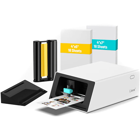 Liene Picot S1 Photo Sticker Printer and Cutter, White