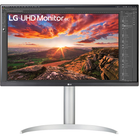 LG 27BP85UN-W 27" 16:9 4K Ultra HD USB-C IPS LED HDR Gaming Monitor