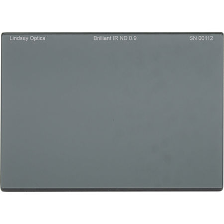 Lindsey Optics 4x5.65" Brilliant FS IR 0.9 ND Filter, 3 Stop, 12.5% Transmission