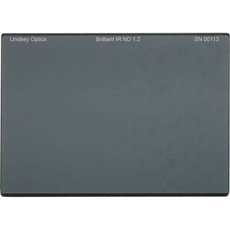 Lindsey Optics 4x5.65" Brilliant FS IR 1.2 ND Filter, 4 Stop, 6.25% Transmission