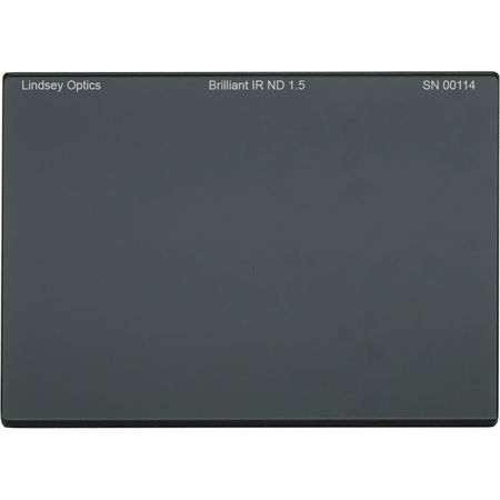 Lindsey Optics 4x5.65" Brilliant FS IR 1.5 ND Filter, 5 Stop, 3.13% Transmission