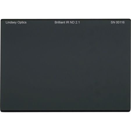 Lindsey Optics 4x5.65" Brilliant FS IR 2.1 ND Filter, 7 Stop, 0.78% Transmission