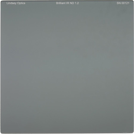 Lisey Optics 6.6x6.6" Brilliant FS IR 1.2 ND Filter, 4 Stop, 6.25% Transmission
