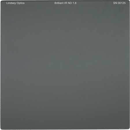 Lisey Optics 6.6x6.6" Brilliant FS IR 1.8 ND Filter, 6 Stop, 1.8% Transmission