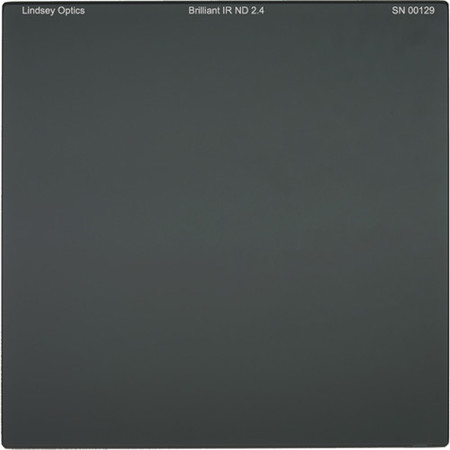 Lisey Optics 6.6x6.6" Brilliant FS IR 2.4 ND Filter, 8 Stop, 0.39% Transmission