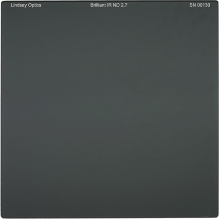 Lisey Optics 6.6x6.6" Brilliant FS IR 1.8 ND Filter, 9 Stop, 0.2% Transmission