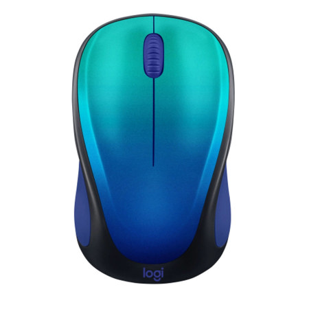 Logitech Design Collection Limited Edition Wireless Mouse, Blue Aurora