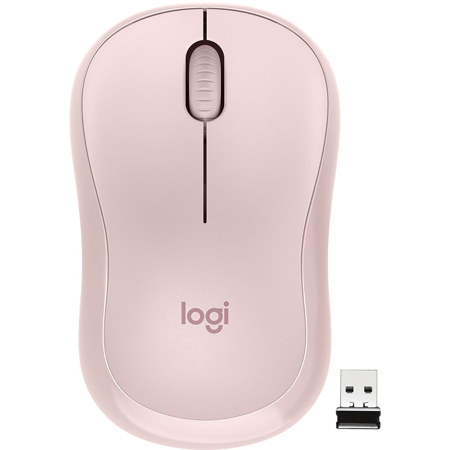 Logitech M220 Silent Wireless Mouse, Rose
