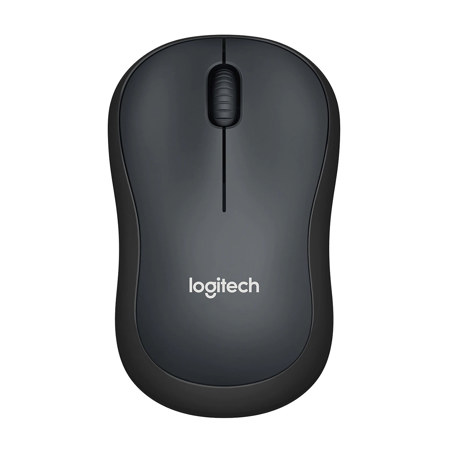 Logitech M220 Silent Wireless Mouse, Black/Charcoal