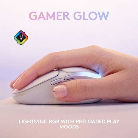 Logitech G G705 LIGHTSPEED RGB Wireless Gaming Mouse 910-006365