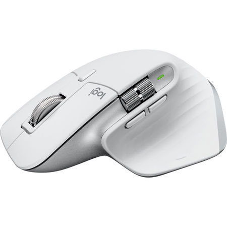 Logitech MX Master 3S Wireless Performance Mouse, Pale Gray