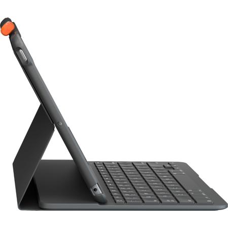 Logitech Slim Folio Bluetooth Keyboard Case for iPad Air Gen 3, Graphite