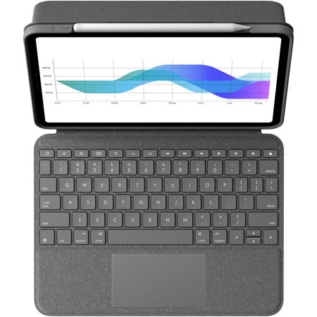 Logitech Folio Touch Keyboard Case with Trackpad, Graphite 920-009743