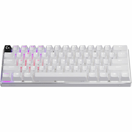 Logitech PRO X 60 Wireless RGB Gaming Keyboard, GX Tactile Switches, White