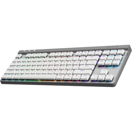 Logitech G515 LIGHTSPEED TKL Wireless RGB Mec Gaming Keyboard, Linear,White