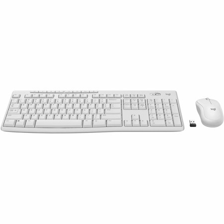 Logitech MK270 Spill-Resistant Wireless Keyboard and Mouse Combo, Off-White