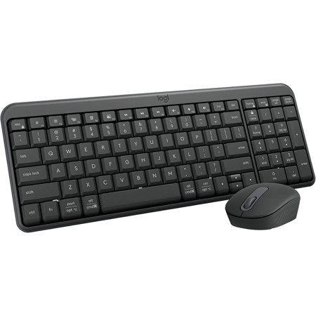 Logitech MK250 Bluetooth Wireless Mouse and Keyboard Combo, Graphite