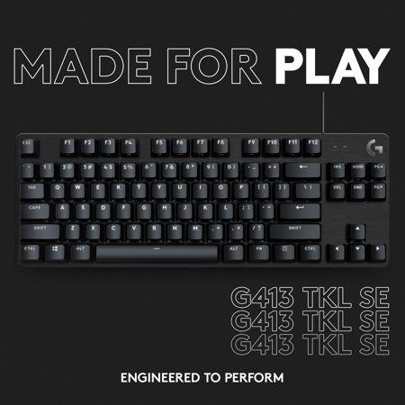 Logitech G G413 TKL SE Mechanical Gaming Keyboard 920-010442 Logitech G G413 TKL SE Mechanical Gaming Keyboard 920-010442