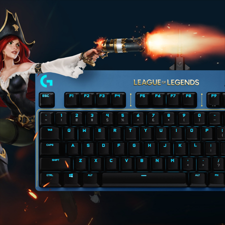 Logitech G PRO League of Legends Edition Mechanical Wired Gaming Keyboard