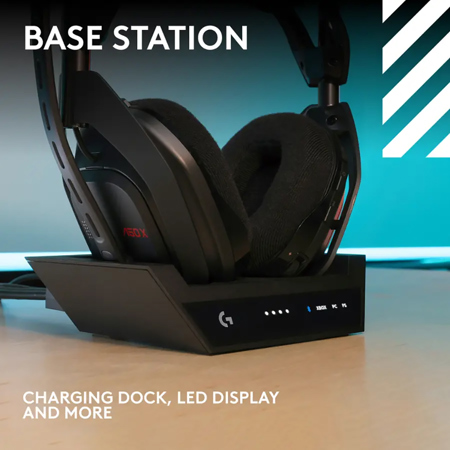 USED Logitech Astro A50X Open-Back Over-Ear LIGHTSPEED Wireless