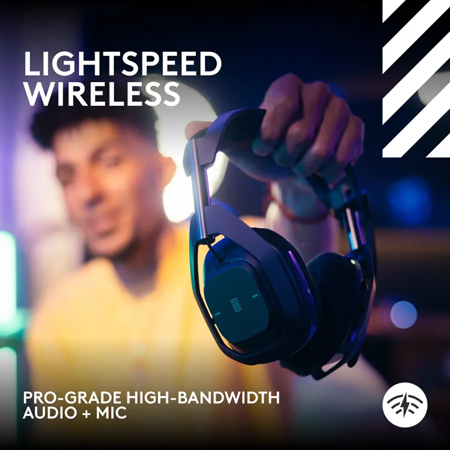 Logitech Astro A50X LIGHTSPEED Wireless Gaming Headset with Base