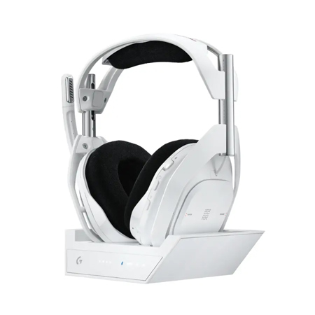 Logitech Astro A50X Over-Ear LIGHTSPEED Wireless Gaming Headset w/Base Station White