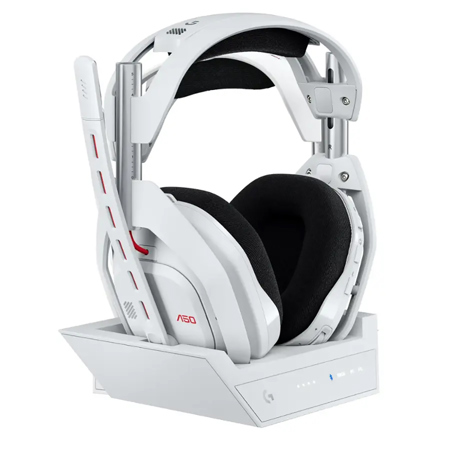 Logitech Astro A50 Gen 5 LIGHTSPEED Wireless Gaming Headset with Base Station White