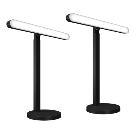 Logitech 2 Pack Litra Beam Premium LED Streaming Key Light with TrueSoft
