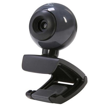 Logitech C160 USB 2.0 Webcam with Built-in Microphone, 1.3 MP