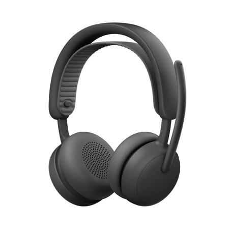Logitech Zone Wireless 2 ES ANC Closed-Back On-Ear Stereo Headset, Graphite