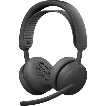 Logitech Zone Wireless 2 ES Active Noise Cancelling Closed-Back On-Ear Stereo Headset with Native Bluetooth for Business, Microsoft Teams Certified, Graphite