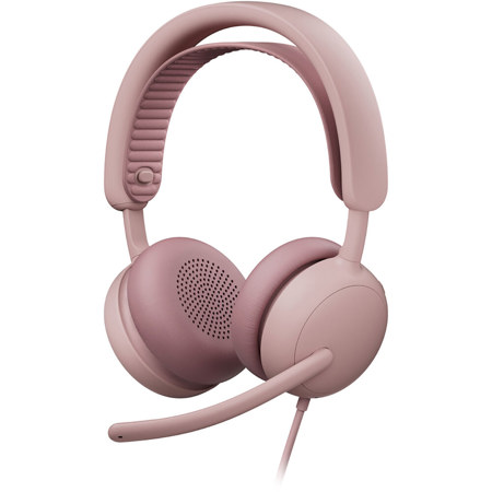 Logitech Zone Wired 2 Active Noise Cancelling Closed-Back On-Ear Stereo Headset for Business, Microsoft Teams Certified