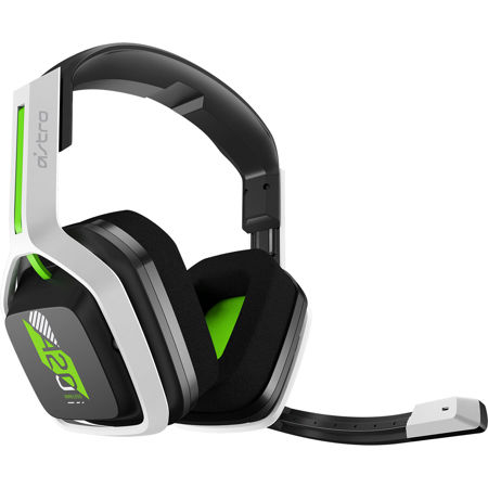 Logitech Astro A20 Gen 2 Wireless Gaming Headset for PC/Mac,Xbox X|S,White/Green