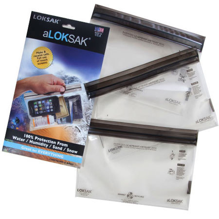 LokSak Set of Three 3.75"x7" Waterproof Bags