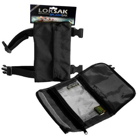 LokSak ARM PAK-M SPLASHSAK with 2 (4.5" x 7") aLokSak Bags, Black