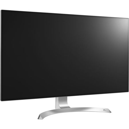 LG 32MU99 32" IPS Class Ultra HD 4K LED Monitor with Built-In Speakers, White
