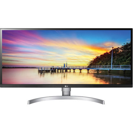 LG 34BK650-W 34" WFHD Ultra-Wide IPS LED Monitor, Built-In Speakers