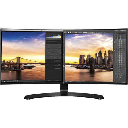 LG 34CB88-P 34" Curved UltraWide QHD IPS LCD Monitor with Built-In Speakers