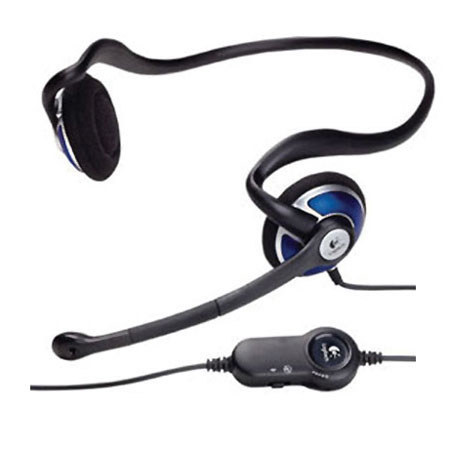 Logitech ClearChat Style Headset with Rotating, Noise-Canceling Boom Microphone