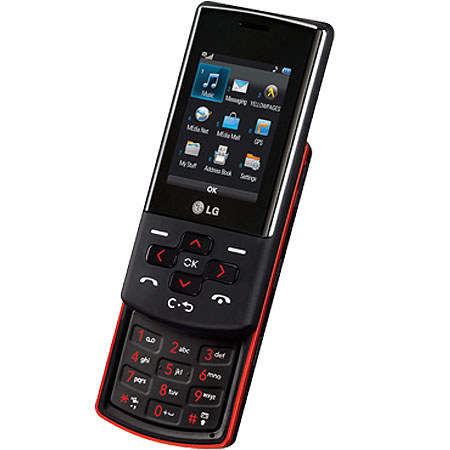 LG CF360 Locked Cellular Phone with 1.3 Megapixel Camera for AT&T, GSM Technology, Red