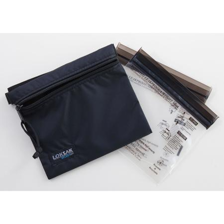 LokSak Dipper SPLASHSAK with Waistbelt w/2 Waterproof aLOKSAK Bags, Black
