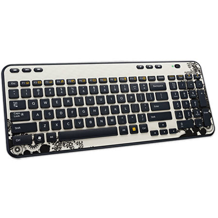Logitech K360 Wireless Keyboard, Ink Gears