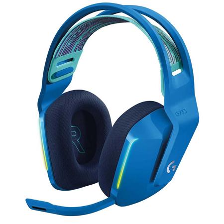 Logitech G G733 LIGHTSPEED Wireless RGB Gaming Headset, Blue